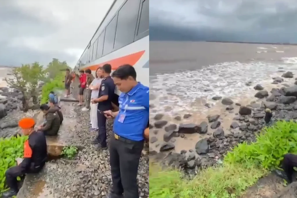 Liburan Kereta di Pantai