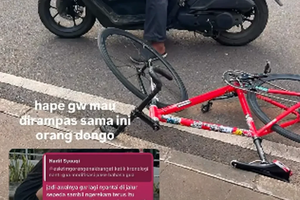 Pesepeda Alami Intimidasi