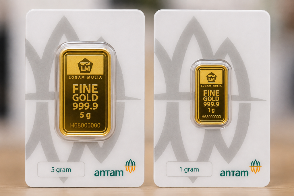 Emas 1 Gram atau 5 Gram